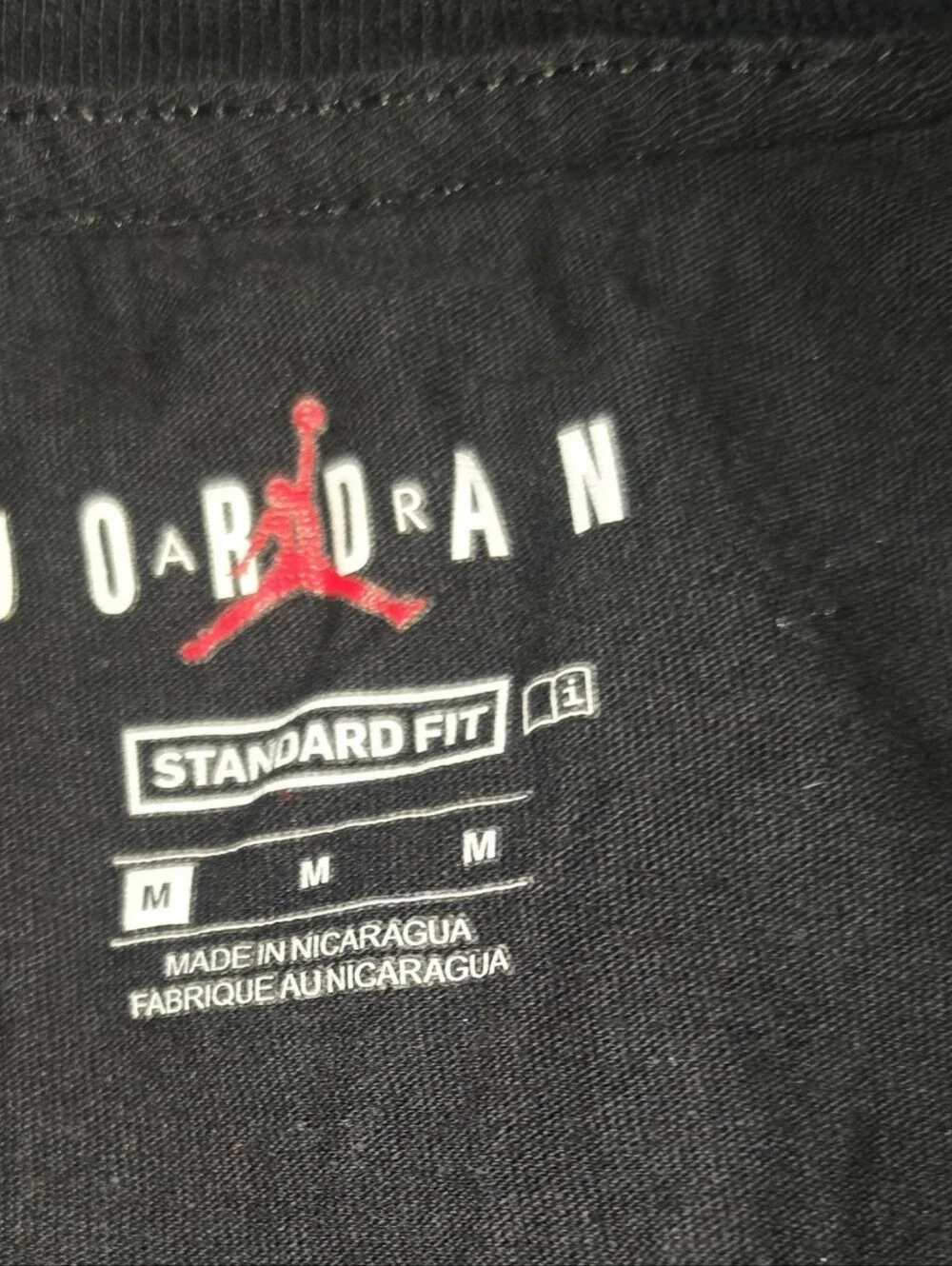 Black Jordan Beyond Graphic Tee EUC. Size Medium